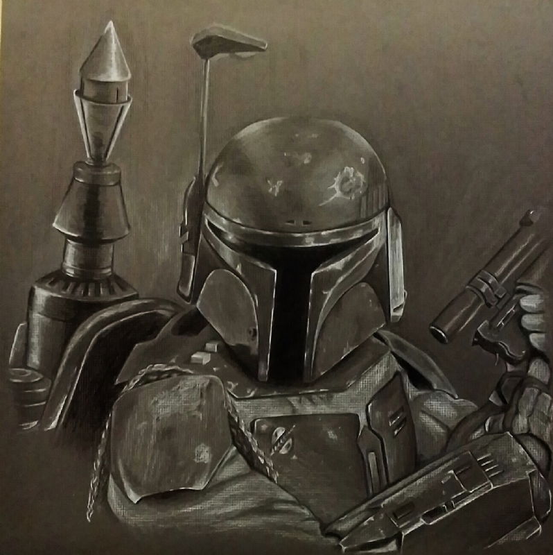 Boba Fett By B. Mazany , In B M's December 2015: Star Wars Comic Art ...